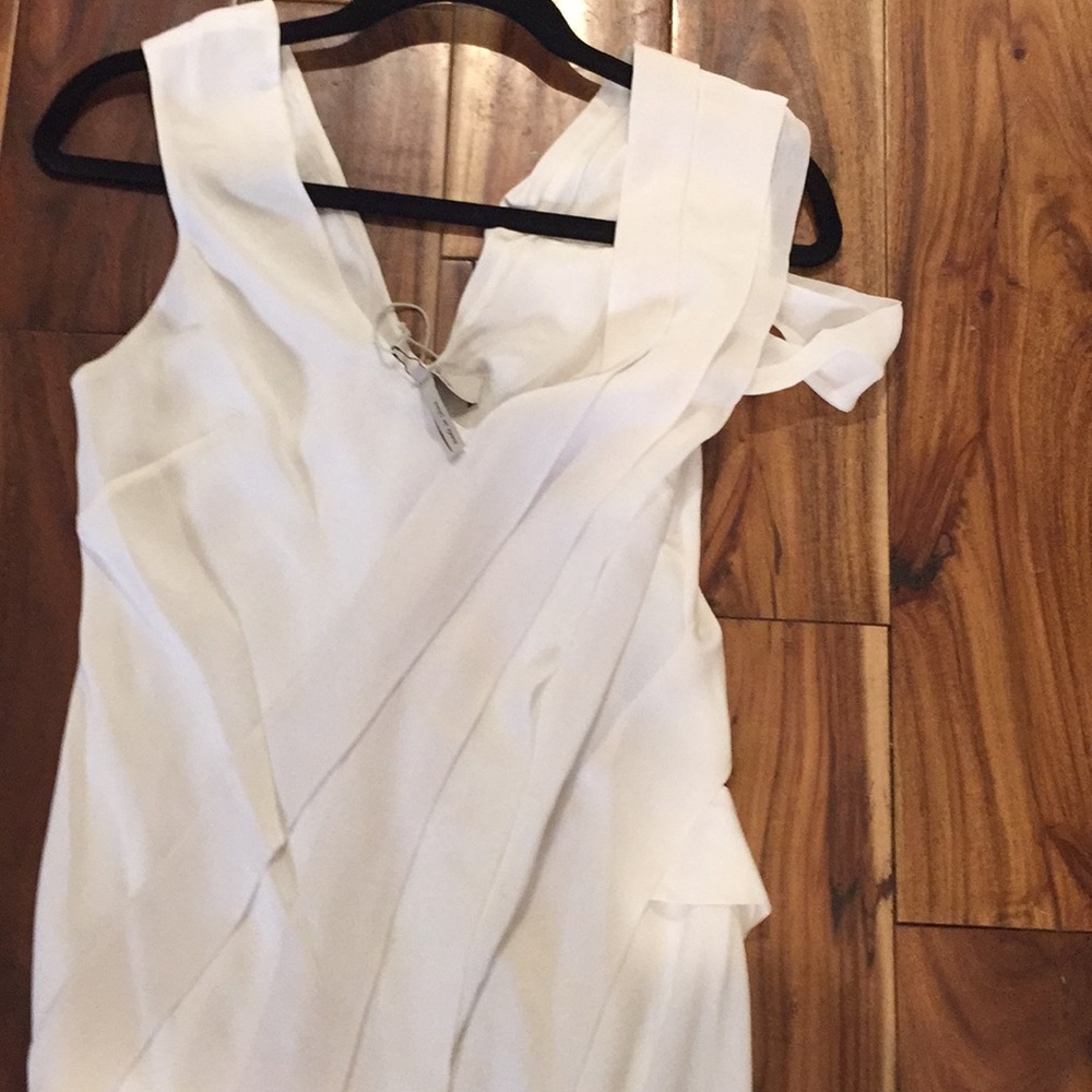Max Azita designer couture white dress.